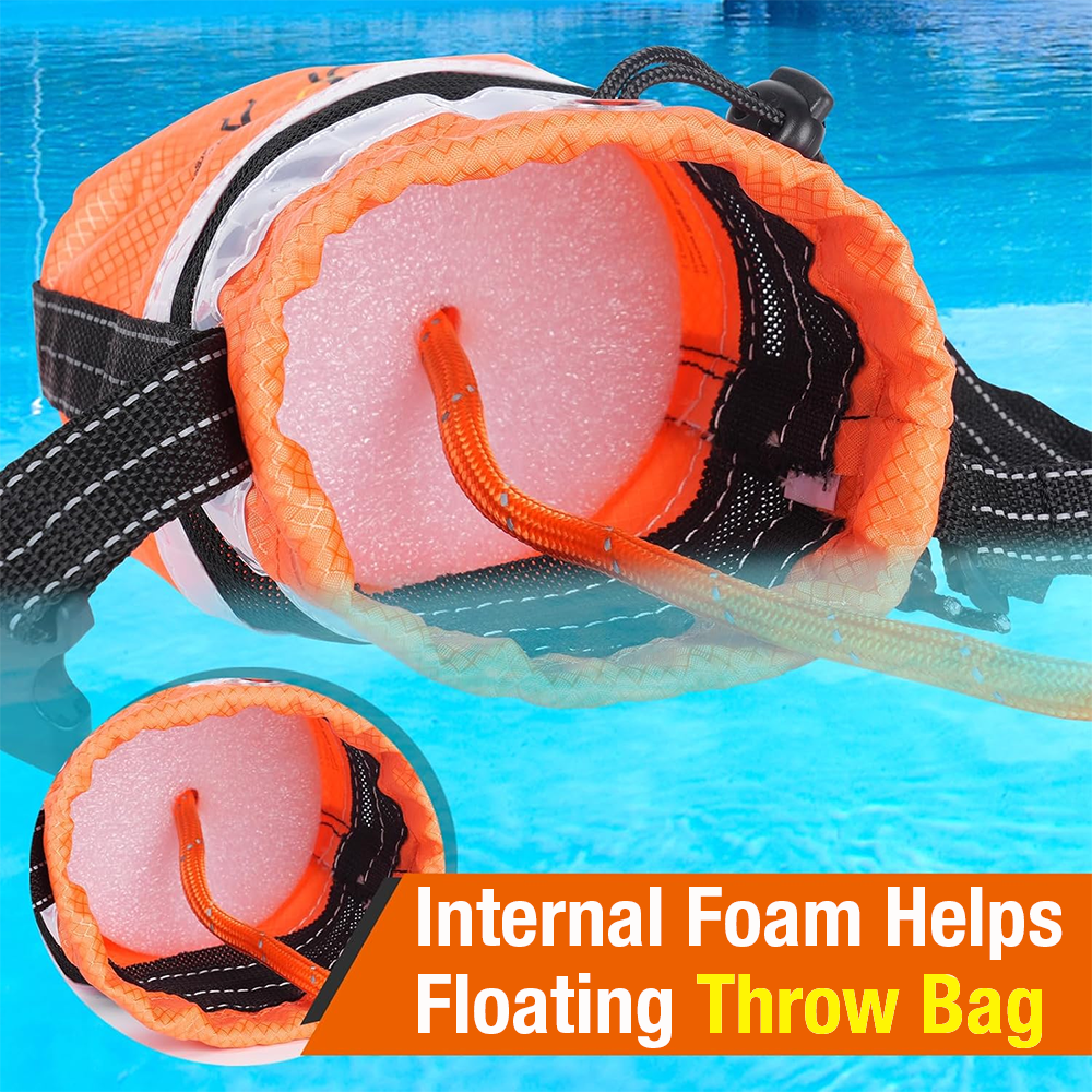 1SET Water Rescue Throw Bag, w - Fishing Kayak Crate ulasan dan harga