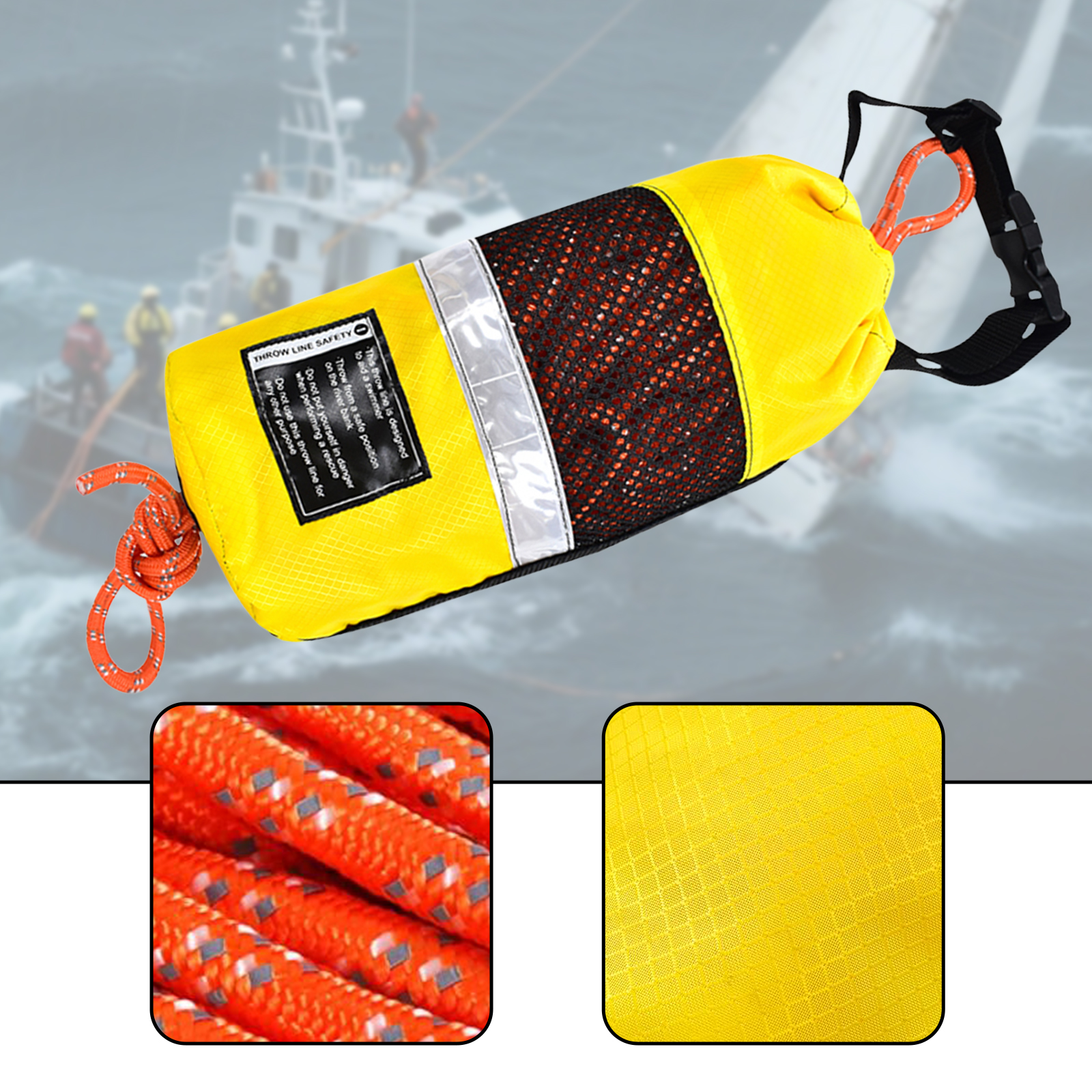 Throw Bag for Water Rescue Mar - Fishing Kayak Crate ulasan dan harga